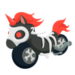 Adopt Me All Server Halloween Black Ponycycle