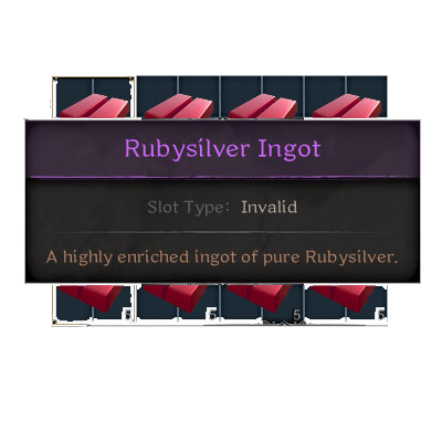 Dark And Darker Items Rubysilver Ingot
