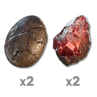 Diablo 4 Items Season7-Hardcore Duriel Materials (x2 Egg & x2 Shard)