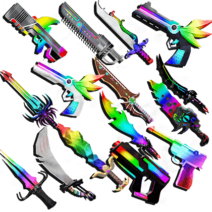 Murder Mystery 2 Items Chroma Weapons Bundle