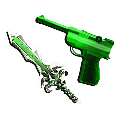 Murder Mystery 2 Items Green Luger Bundle